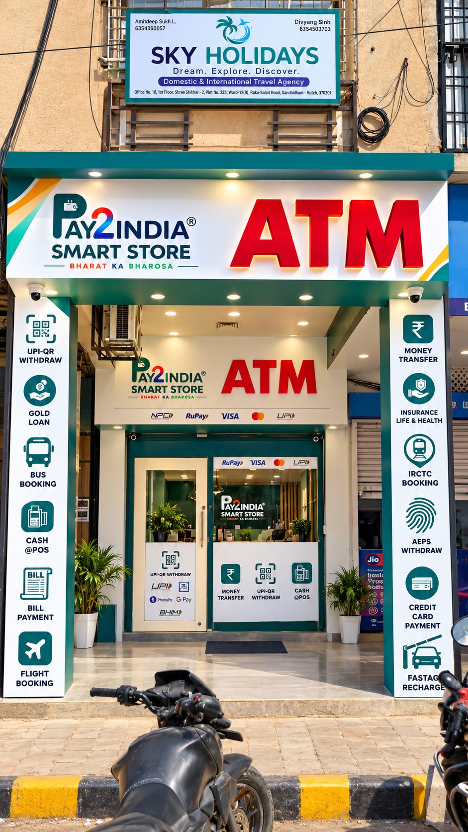 Pay2india COCO Store Welspun – Kandla Airport, Gujarat